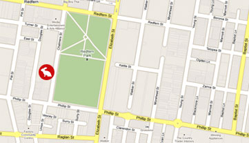 Souths on Chalmers map